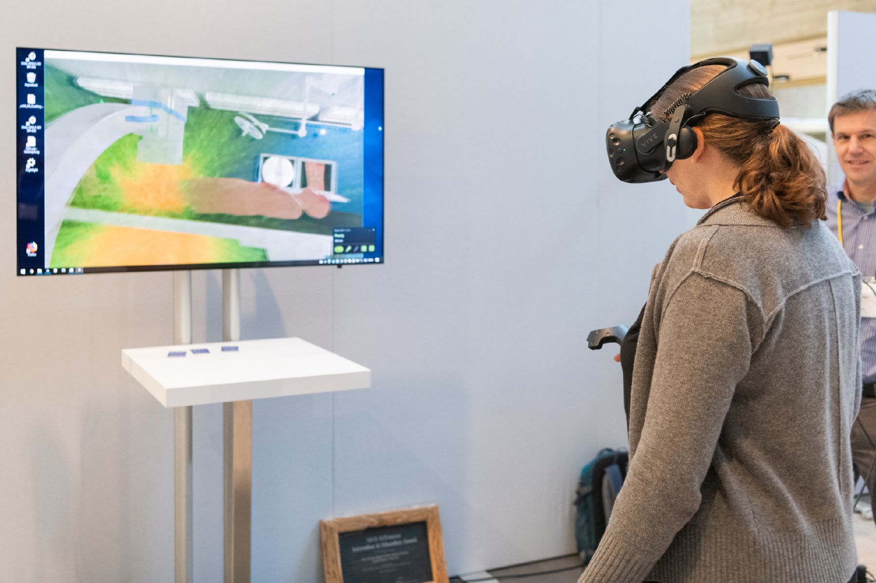 Person mit VR-Brille